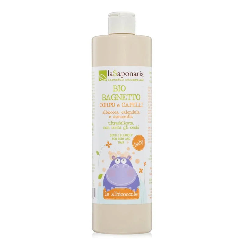 La Saponaria Bio Bagnetto Corpo e Capelli – Detergente Delicato per Neonati e Bambini