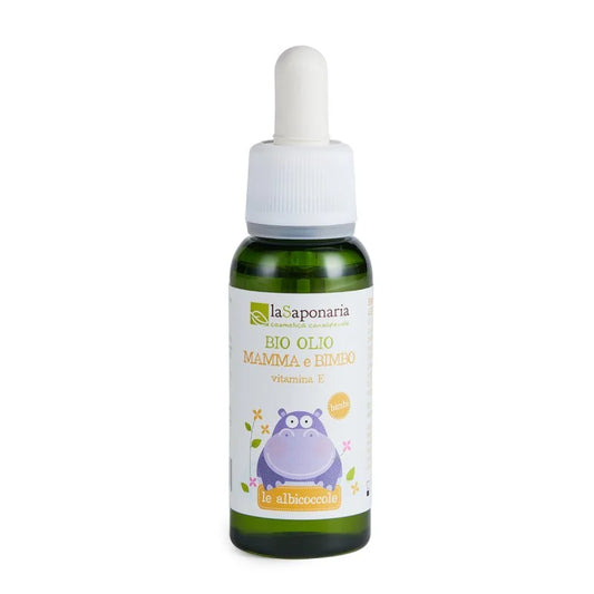 La Saponaria Bio Olio Mamma e Bimbo – Olio Nutriente ed Emolliente con Vitamina E 30ml
