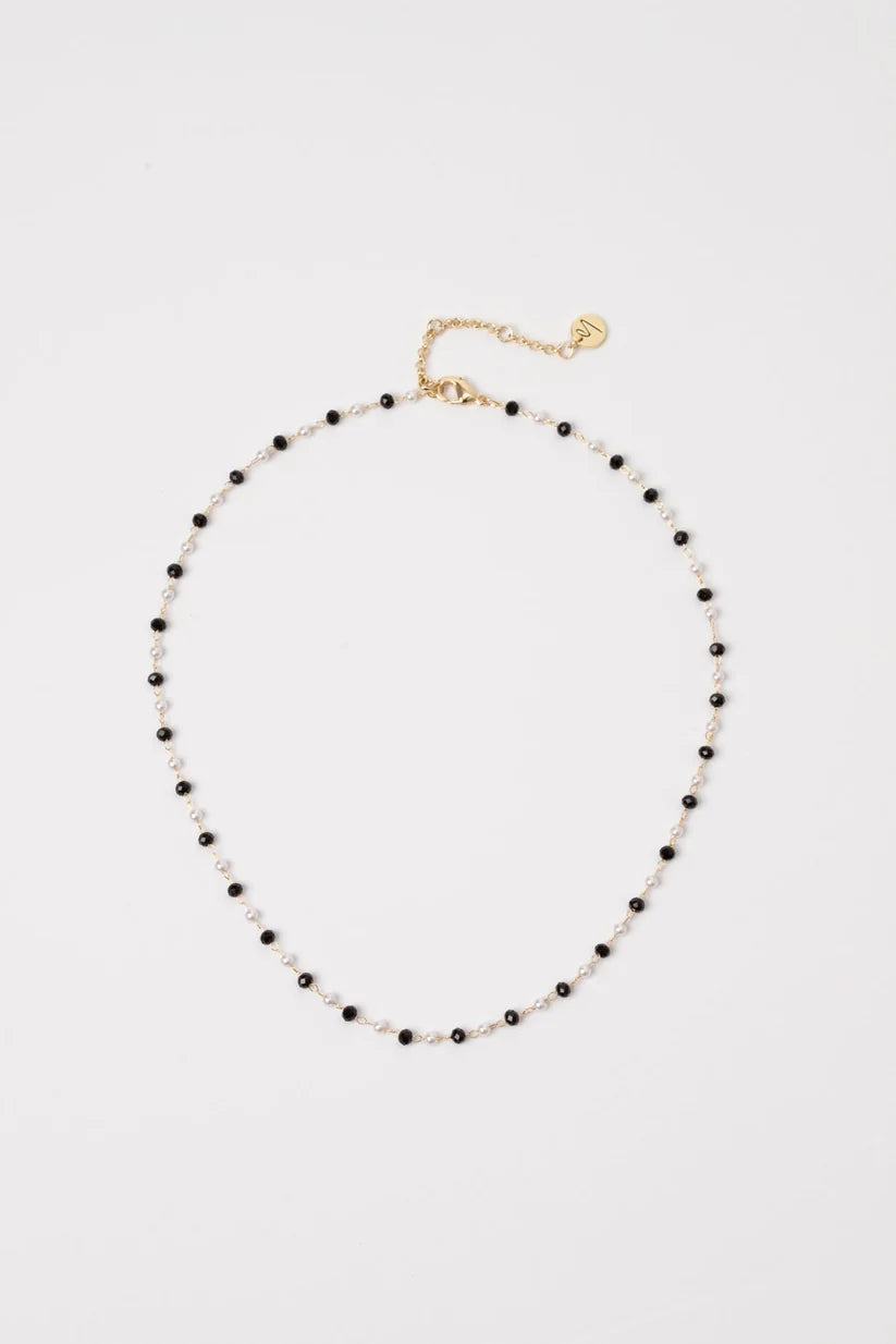Collana Sodini Madelaine – Perle e Cristalli Neri Art. 971394