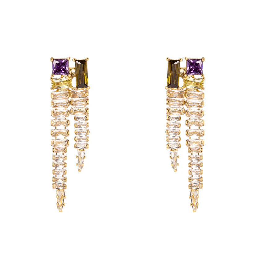 Orecchini Sodini Ishtar – Ottone, Acciaio & Cubic Zirconia Art. 912747