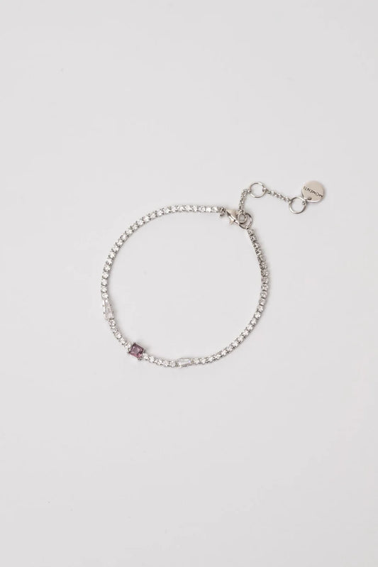 Bracciale Sodini Mademoiselle – Tennis con Zirconi e Pietra Viola Art. 912770V