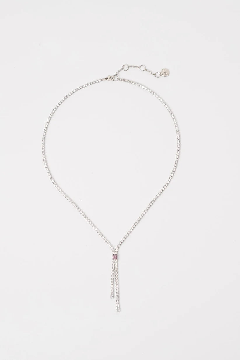 Collana Sodini Mademoiselle – Tie Tennis con Zirconi e Pietra Viola Art. 912766V