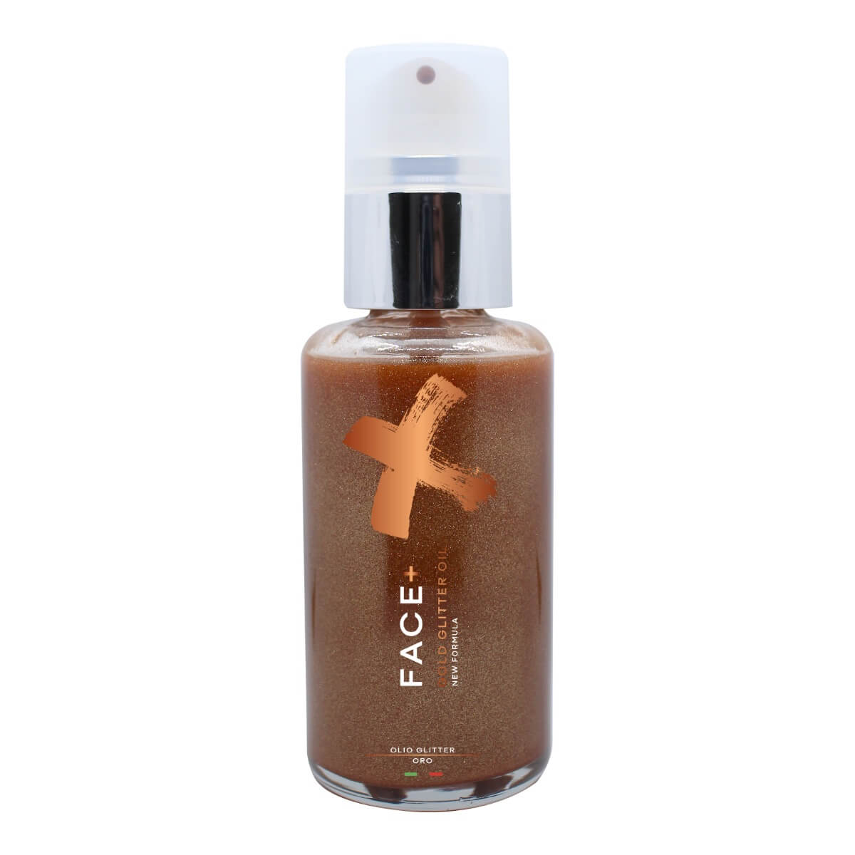 Face+ Gold Glitter Oil – Olio Corpo Abbronzante Illuminante 100ml