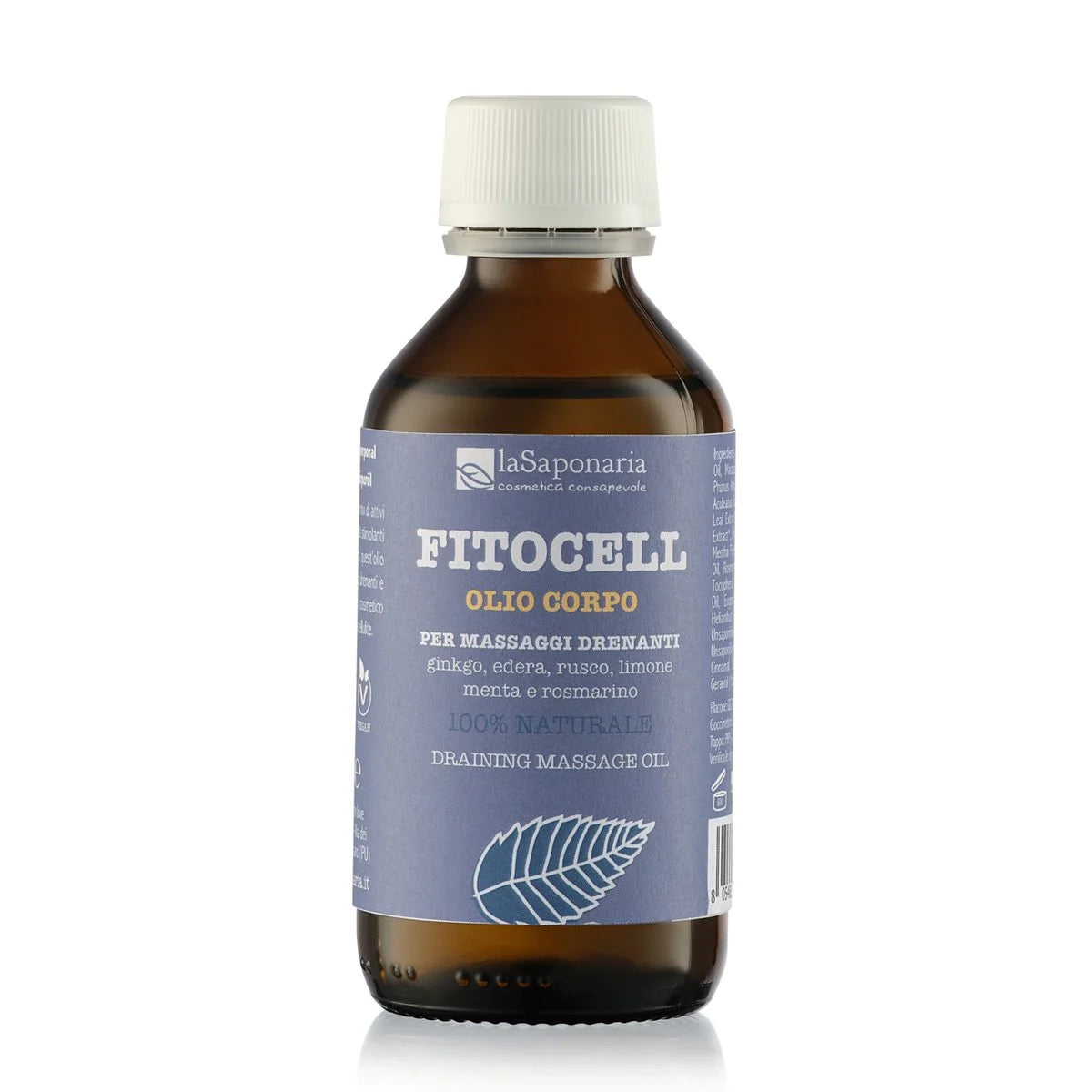 La Saponaria Fitocell Olio da Massaggio – Olio Anticellulite Bio 100ml