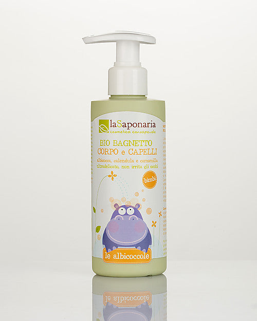 La Saponaria Bio Bagnetto Corpo e Capelli – Detergente Delicato per Neonati e Bambini