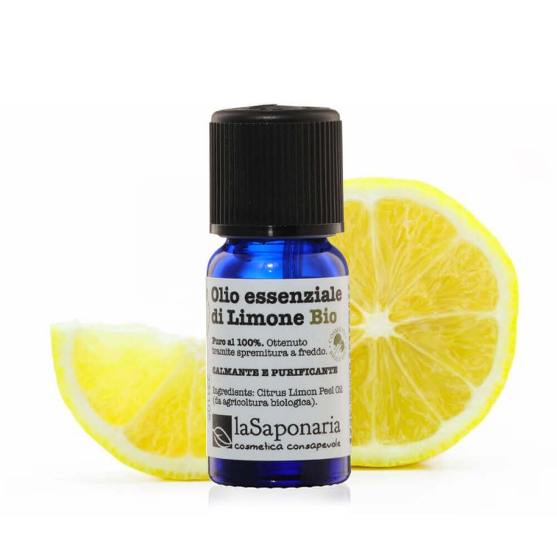 La Saponaria Olio Essenziale di Limone BIO – 100% Puro e Biologico 15ml