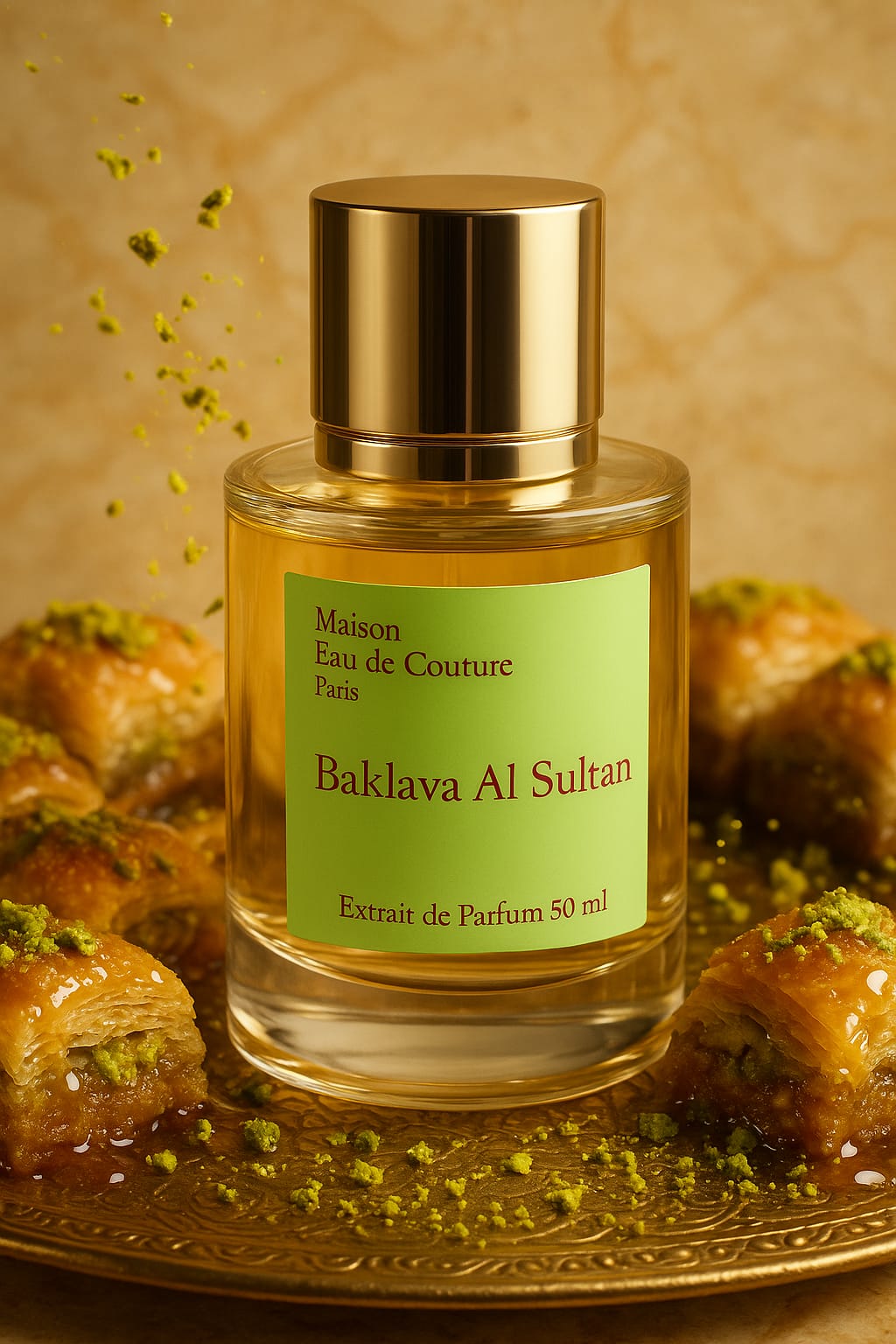 Maison Eau de Couture Baklava Al Sultan – Extrait de Parfum Gourmand Pistacchio 50ml