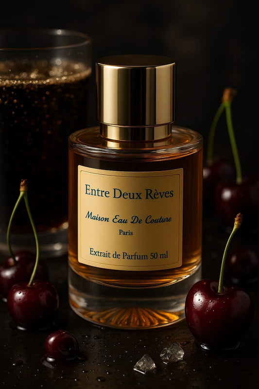 Maison Eau de Couture Entre Deux Rêves – Extrait de Parfum Ciliegia Nera Cola, Rosa e Sandalo 50ml