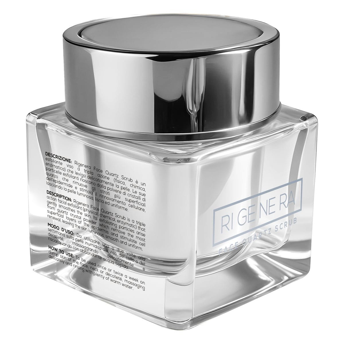 Rigenera Face Quartz Scrub – Esfoliante con Cristalli di Quarzo 100ml