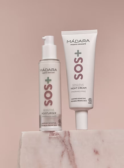 MÁDARA SOS+ Sensitive Moisturiser – Crema Idratante Lenitiva 50ml