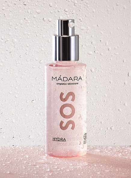 MÁDARA Hydra Intense Rose Jelly – Siero Idratante con Rosa e Probiotici 75ml