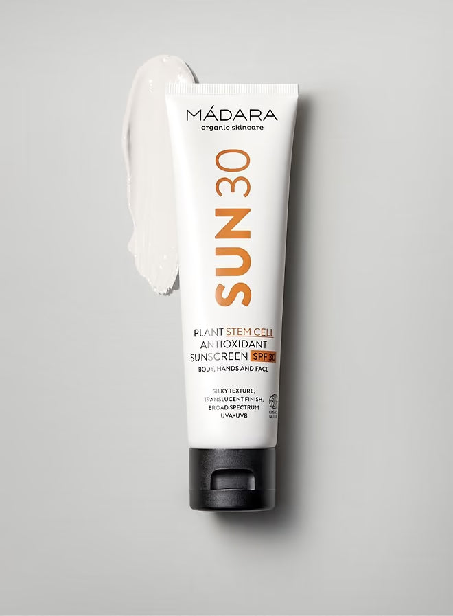 MÁDARA SPF30 Plant Stem Cell Antioxidant Body Sunscreen - Protezione Solare Viso Corpo Antiossidante